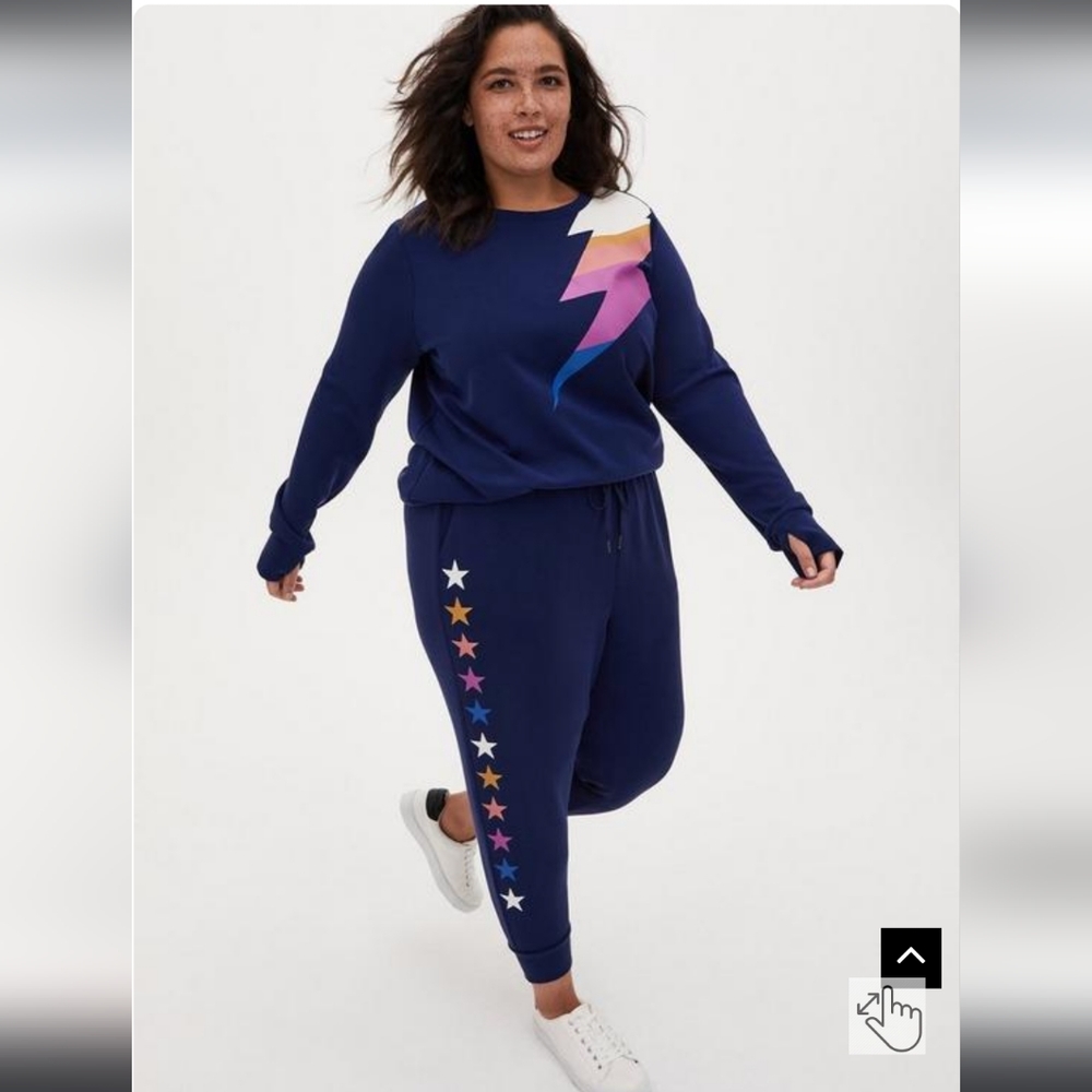 NWT ACTIVE NAVY TORRID SZ 4X SET